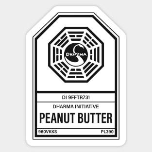 Dharma Initiative Peanut Butter Sticker